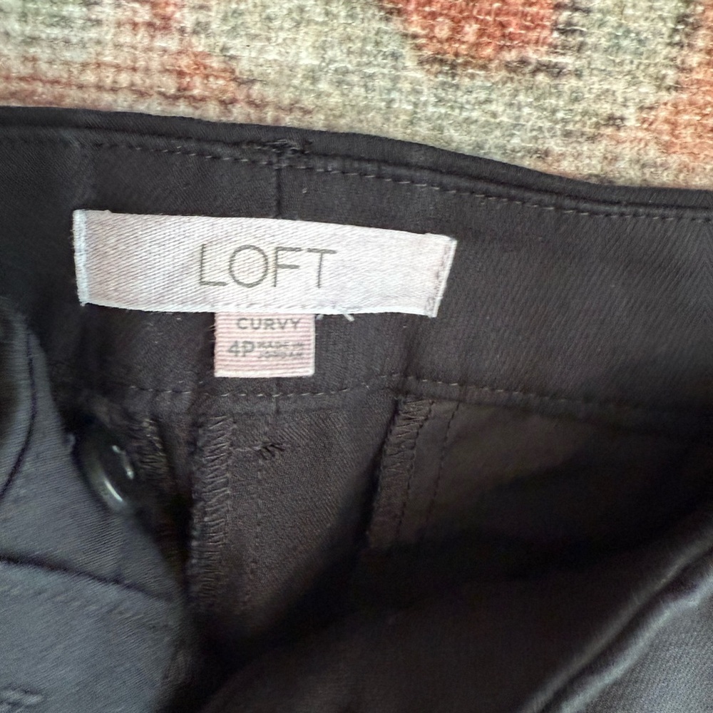 Loft curvy black pants - Picture 2 of 2